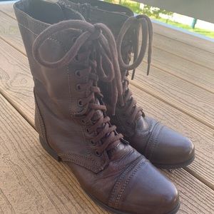 Steve Madden Brown Combat boots